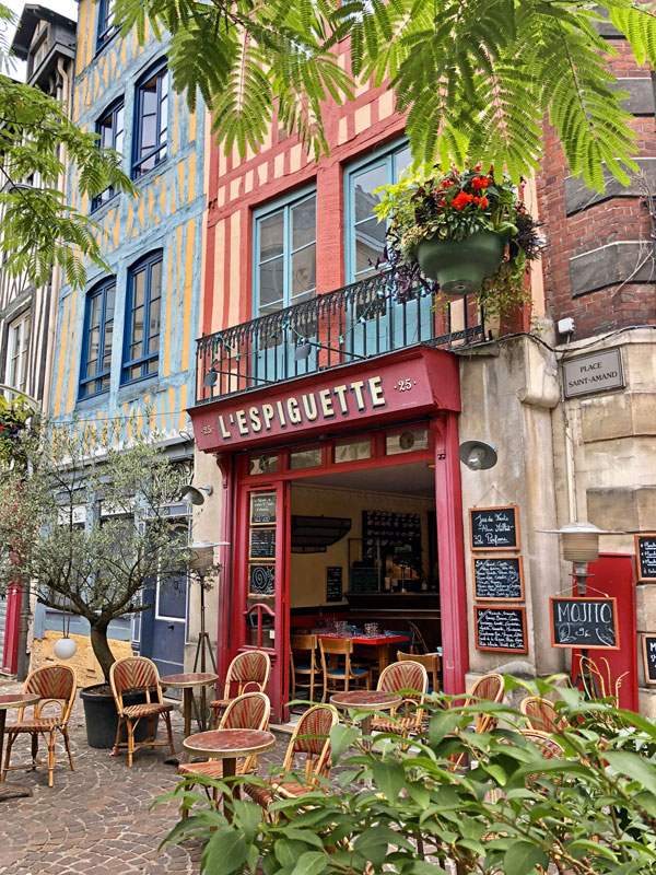 Restaurant Espiguette in Rouen, Normandy